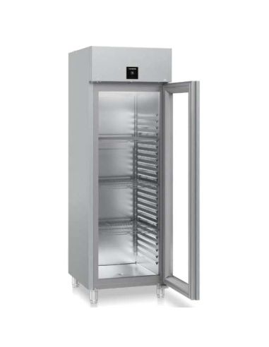 Armoire positive GN2/1 inox porte vitrée 625L | Liebherr - FRPSVG6511
