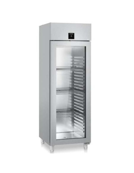Armoire positive GN2/1 inox porte vitrée 625L | Liebherr - FRPSVG6511