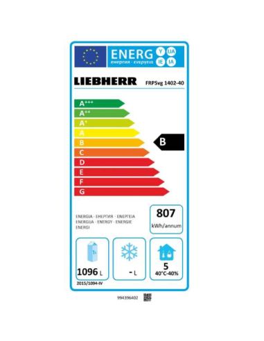 Armoire positive GN2/1 inox 2 portes 1360L | Liebherr - FRPSVG1402
