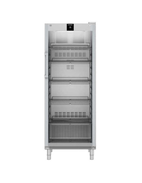 Armoire positive GN2/1, inox, porte vitrée, 688L | Liebherr - FRFCVG6511