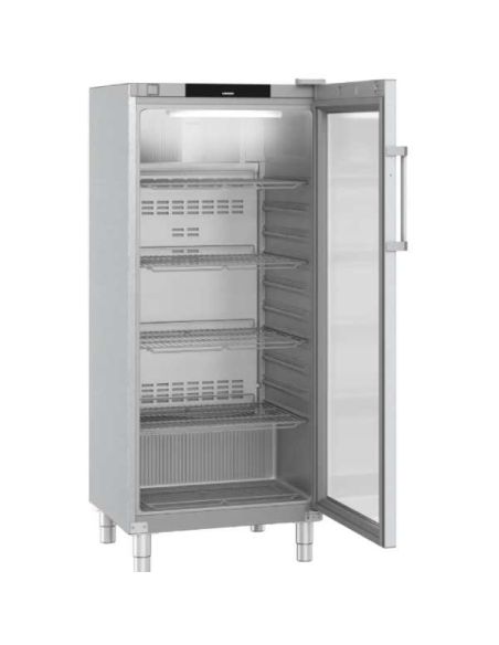 Armoire positive GN2/1, inox, porte vitrée, 600L | Liebherr - FRFCVG5511