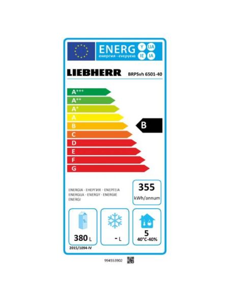 Armoire positive 600x400, inox, 602L | Liebherr - BRPSVH6501