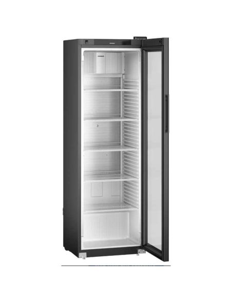 Armoire positive noire porte vitrée 400L | Liebherr - MRFVG4011
