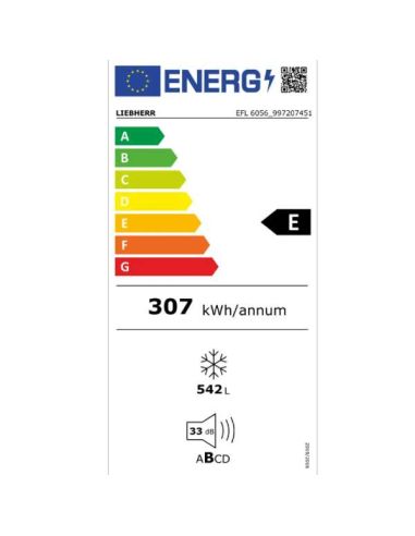 Conservateur coffre prof. couvercle inox 542L | Liebherr - EFL6056