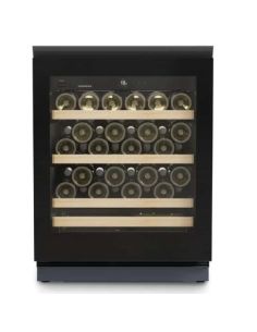 Cave à vin Vieillissement - Porte plein verre noire -Classe F - 44 bouteilles - Sous plan | Liebherr - UWGB3631