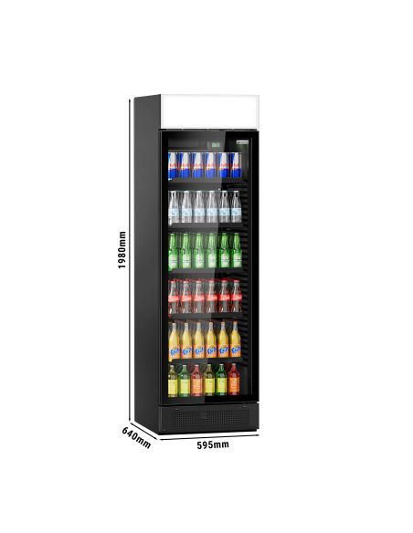 Armoire à boissons noire 345 litres