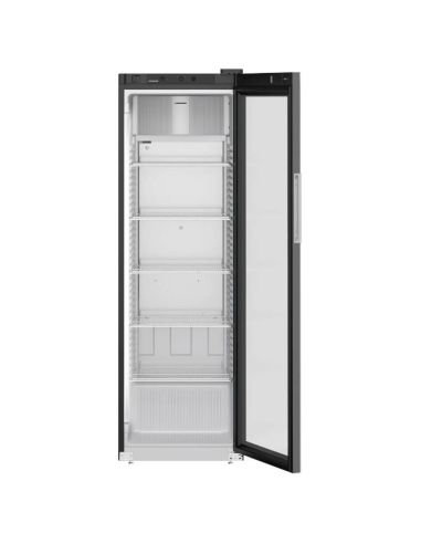 Armoire positive, noire, porte vitrée, 400L | Liebherr - MRFVD4011744