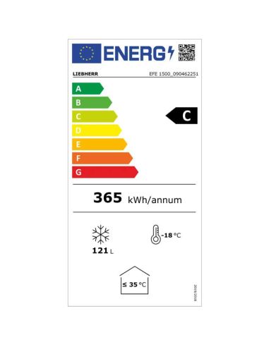 Conservateur glaces couvercles coulissts iso 148L | Liebherr - EFE1500D05