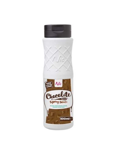 Topping saveur chocolat - 500 ml x 6 | NIC-Chocolat