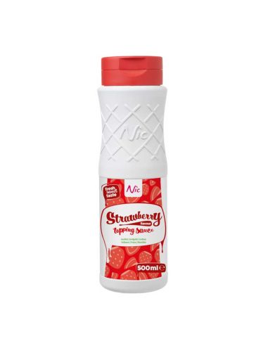 Topping saveur Fraises - 500 ml x 6 | NIC-Fraise