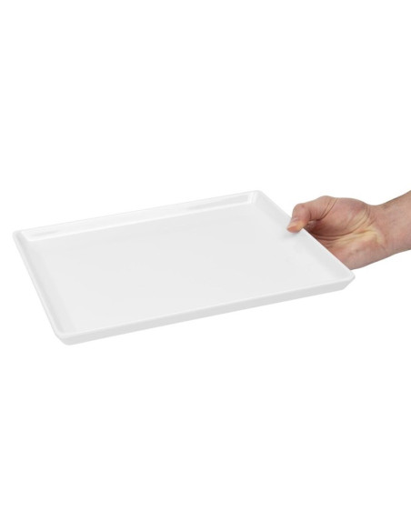 Plateau en mélamine APS Float blanc GN1/2 - 6