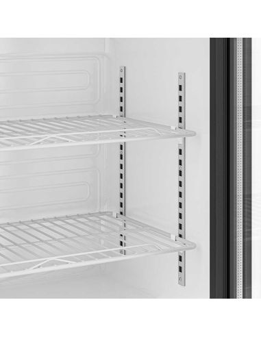 Arrière-bar réfrigéré 3 portes battantes vitrées - 320 litres | BKTG3SN