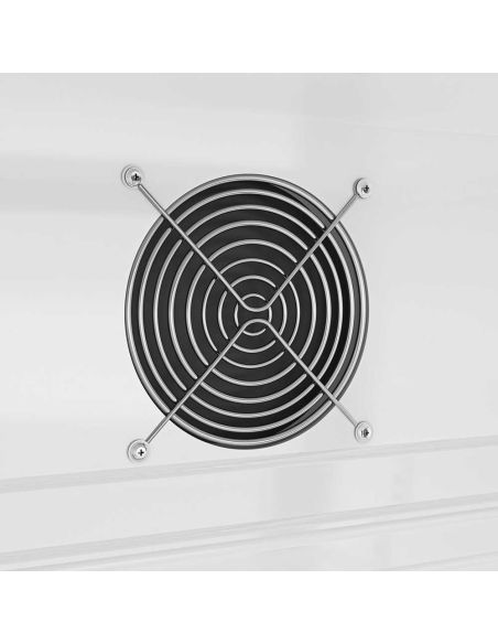 Arrière-bar réfrigéré 3 portes battantes vitrées - 320 litres | BKTG3SN