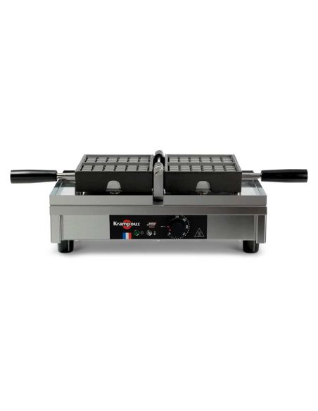 Gaufrier 4x6 pour gaufres fourrées 180 simple G/D | Krampouz - WECAJA
