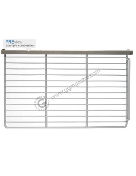 Rails en inox - GN 1/1 - pour tables de réfrigération des séries KTS et GTS