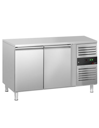 Table réfrigérée professionnelle 2 portes - Froid ventilé | GGM - KTS147ND