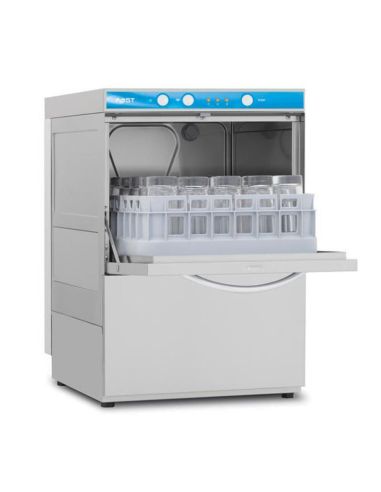 Lave-verres à commandes mécaniques avec adoucisseur et pompe de vidange -FAST135APV1
