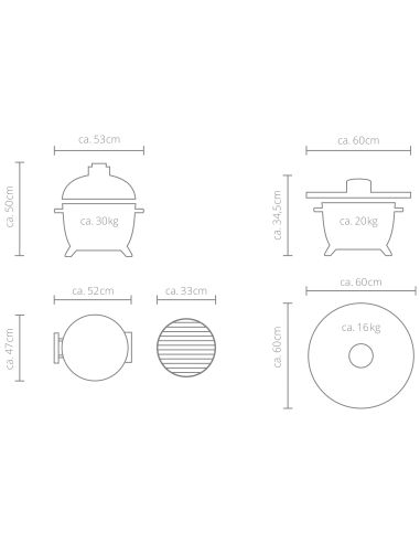 Barbecue Kamado Monolith Icon 2.0 avec support | Planet Outdoor