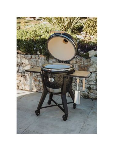Barbecue Kamado Monolith TWO.55 noir avec chariot