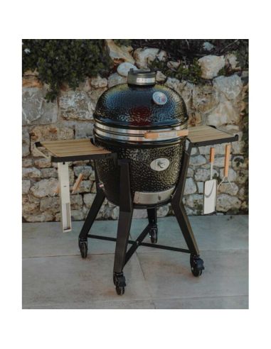 Barbecue Kamado Monolith TWO.55 noir avec chariot