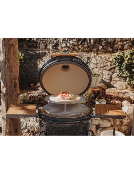 Barbecue Kamado Monolith ONE.66 noir avec chariot