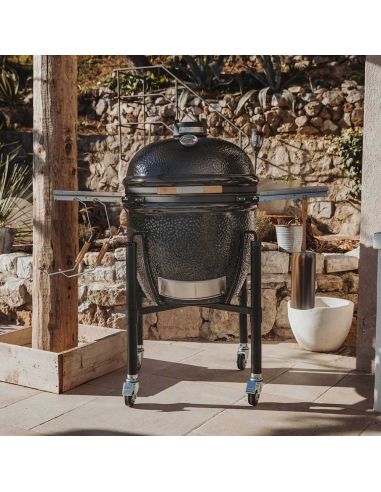 Barbecue Kamado Monolith ONE.66 noir avec chariot