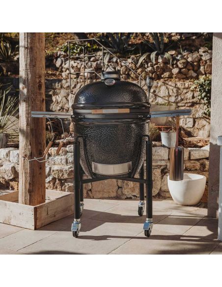 Barbecue Kamado Monolith ONE.66 noir avec chariot