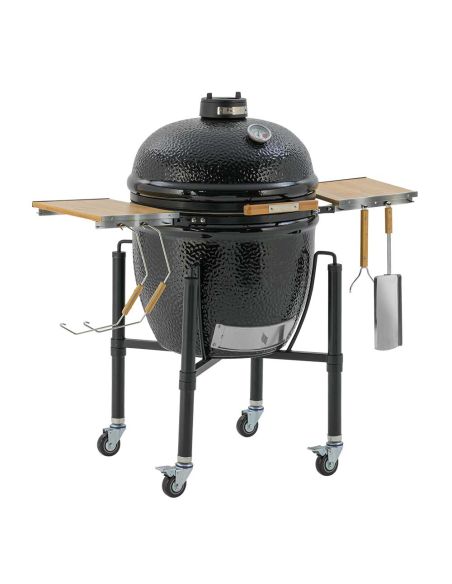 Barbecue Kamado Monolith ONE.66 noir avec chariot