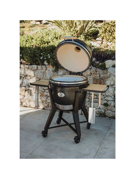 Barbecue Kamado Monolith TWO.55 noir avec chariot