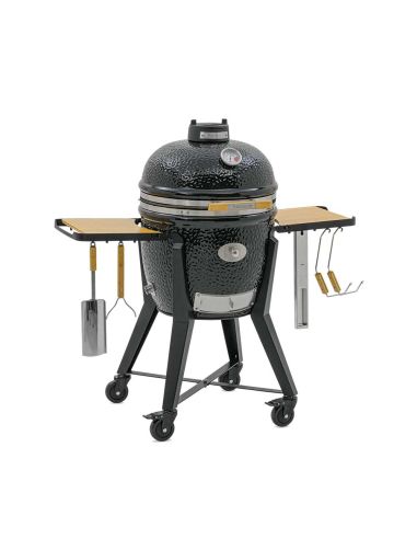 Barbecue Kamado Monolith TWO.55 noir avec chariot