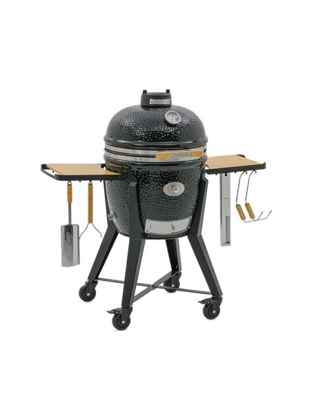 Barbecue Kamado Monolith TWO.55 noir avec chariot