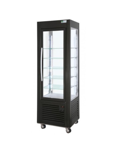Vitrine réfrigérée panoramique 5 étages - 250 litres - 1