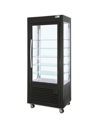 Vitrine réfrigérée panoramique 5 étages - 350 litres - 1