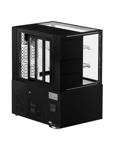 Vitrine réfrigérée pour boucherie MADRID - 1000 mm - 2 étagères | GGM