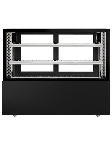 Vitrine réfrigérée pour boucherie MADRID - 1500 mm - 2 étagères | GGM