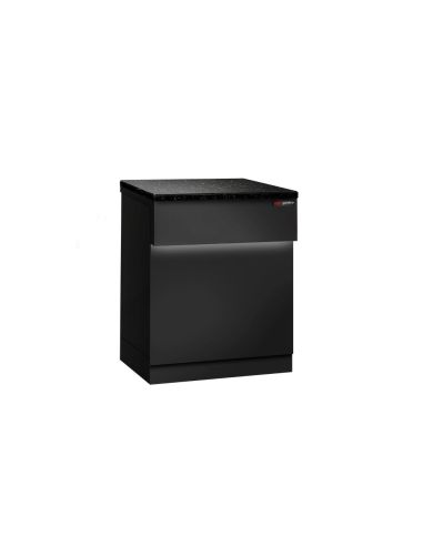 Comptoir caisse TORONTO - L600 mm - Plan de travail en granit Noir - P900
