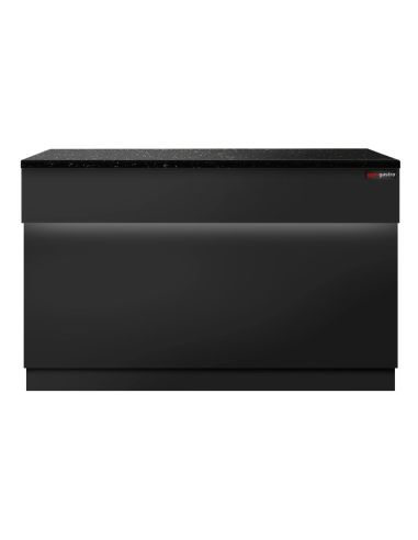 Comptoir caisse TORONTO - L1500 mm - Plan de travail en granit Noir - P900