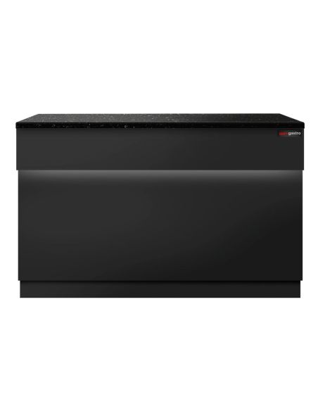 Comptoir caisse TORONTO - L1500 mm - Plan de travail en granit Noir - P900