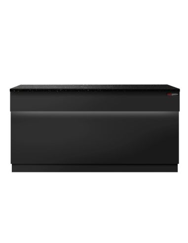 Comptoir caisse TORONTO - L1800 mm - Plan de travail en granit Noir - P900