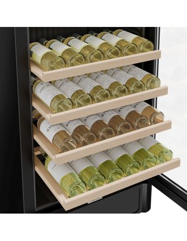 Armoire à boissons noire porte battante avec canopy - 347L
