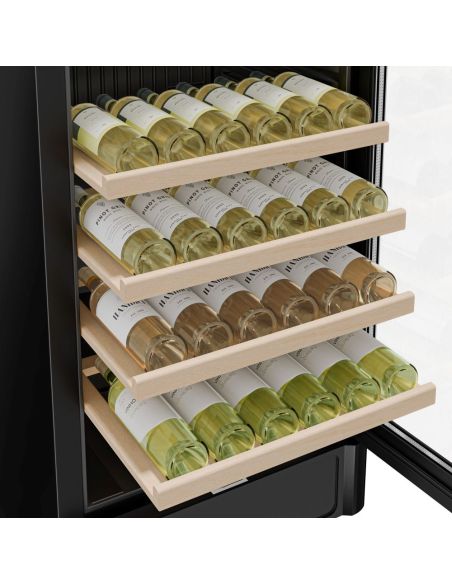 Armoire à boissons noire porte battante avec canopy - 347L
