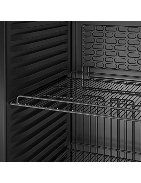 Armoire à boissons noire porte battante avec canopy - 347L