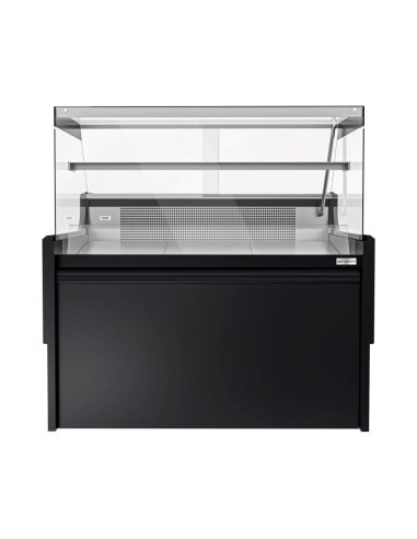 Vitrine comptoir réfrigérée droite EVERT 1280 mm - 1 étagère 