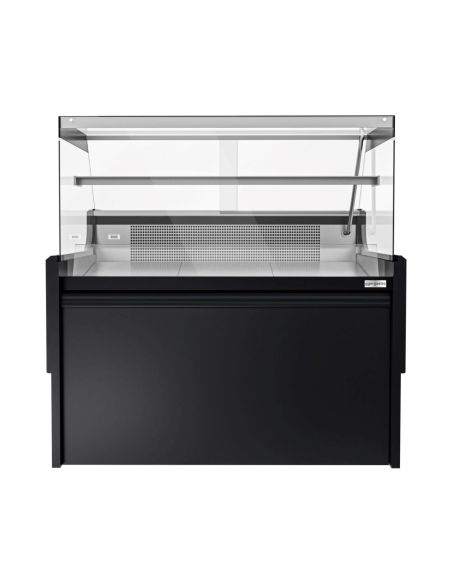 Vitrine comptoir réfrigérée droite EVERT 1280 mm - 1 étagère 