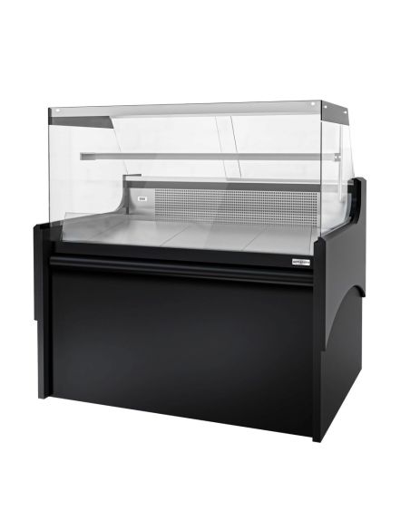 Vitrine comptoir réfrigérée droite EVERT 1280 mm - 1 étagère 