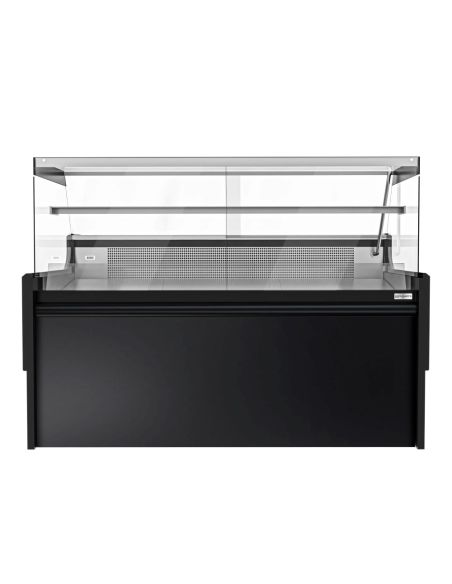 Vitrine comptoir réfrigérée droite EVERT 1880 mm - 1 étagère