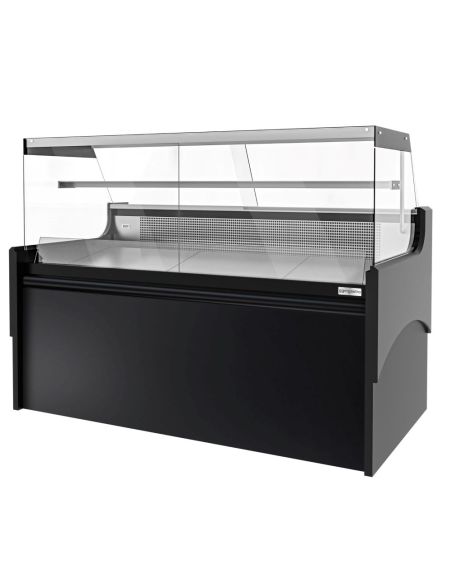 Vitrine comptoir réfrigérée droite EVERT 1880 mm - 1 étagère