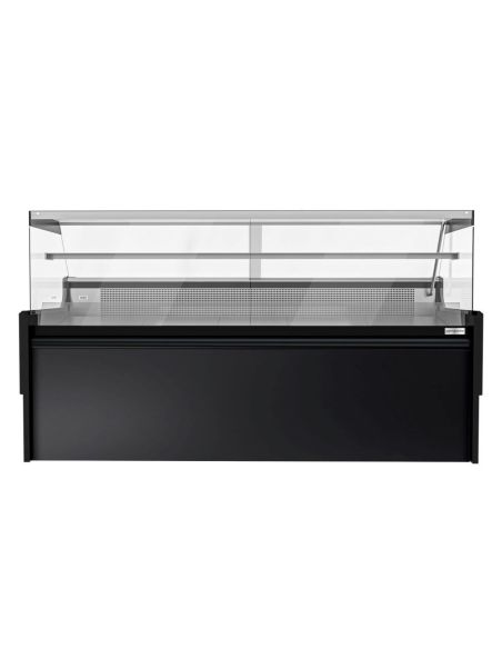 Vitrine comptoir réfrigérée droite EVERT 2480 mm - 1 étagère