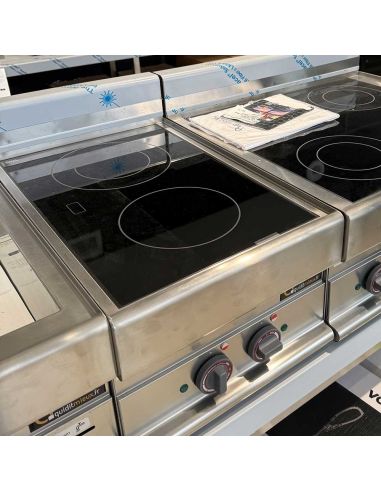 Rechaud professionnel vitrocéramique à poser 2 zones de cuisson Série 650 | Destockage Technitalia - Y6540PVE