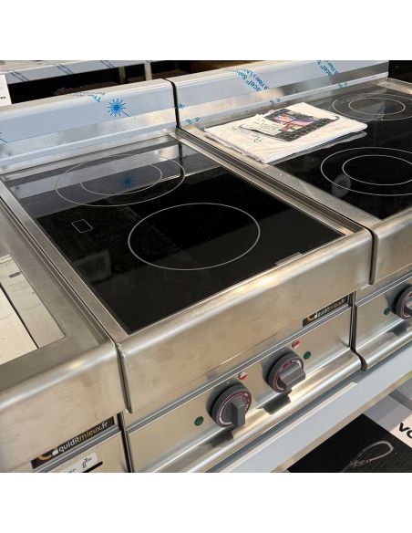 Rechaud professionnel vitrocéramique à poser 2 zones de cuisson Série 650 | Destockage Technitalia - Y6540PVE